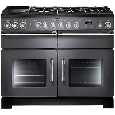 Rangemaster Excel 110 Dual Fuel Range Cooker Slate/Chrome Trim Rangemaster Excel 110 Dual Fuel Range Cooker Slate/Chrome Trim